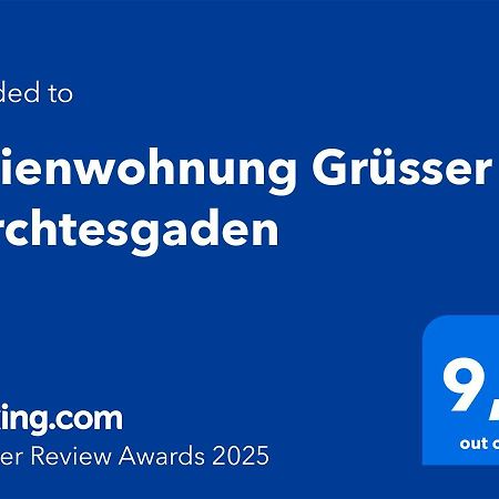 Ferienwohnung Grüsser in Berchtesgaden Exterior foto